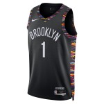 Maillot NBA Brooklyn Nets Ziaire Williams Nike 2025-26 City Edition Noir Swingman - Homme